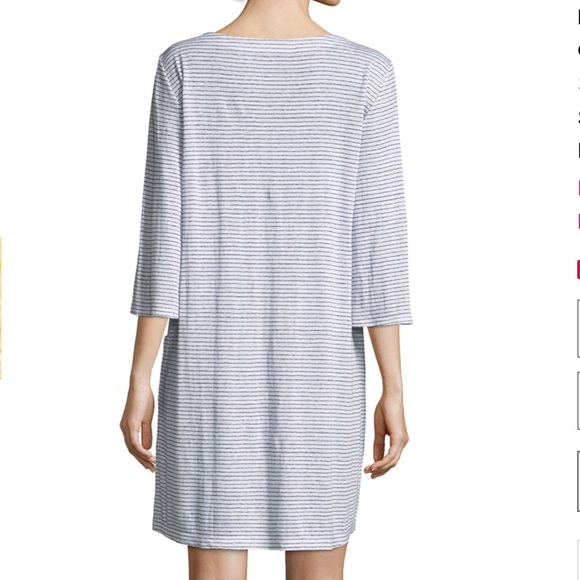 EUC Eileen Fisher Organic Striped Dress - Picture 2 of 6